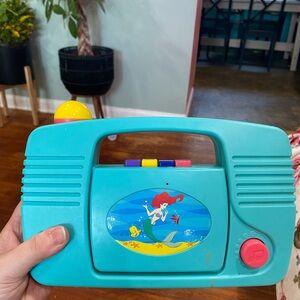 Vintage Ariel sing along cassette player the little mermaid